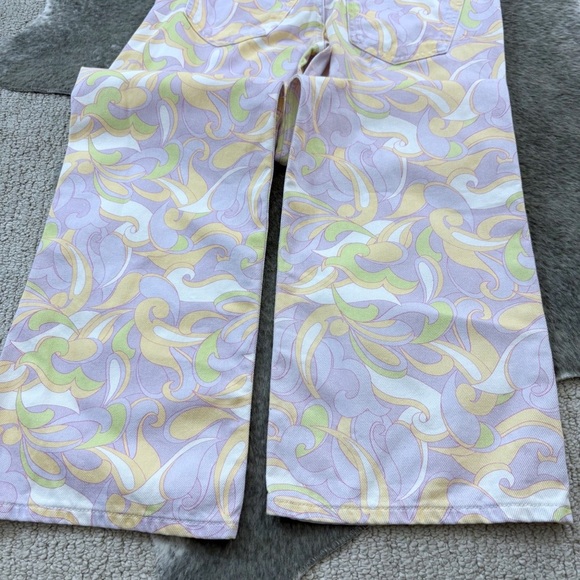 MNG Mango Printed Wideleg Jeans - Picture 7 of 12